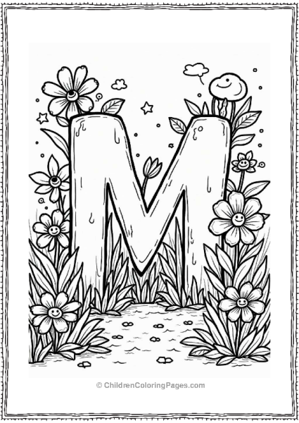 Magical Garden With Talking Flowers Free PDF Printable