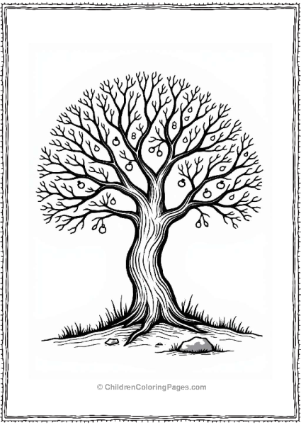 Majestic Tree Tattoo Design Free PDF Printable