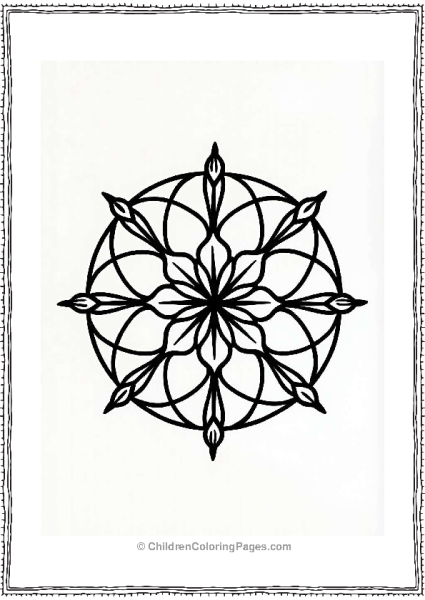 Mandala Tattoo Coloring Page Free PDF Printable