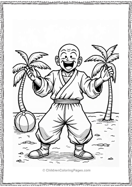 Master Roshi’ss Beach Dance Celebration Free PDF Printable