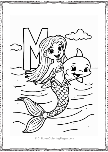 Mermaid And Dolphin Adventure Free PDF Printable