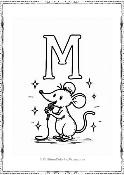 Mysterious Mouse With Microphone Free PDF Printable