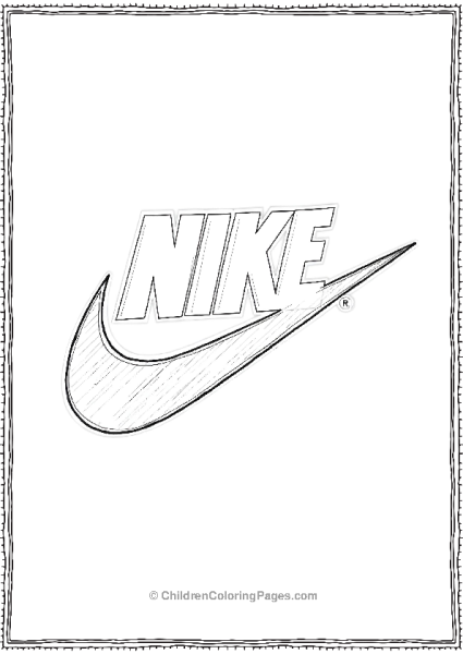 Nike Swoosh Graffiti Design Free PDF Printable