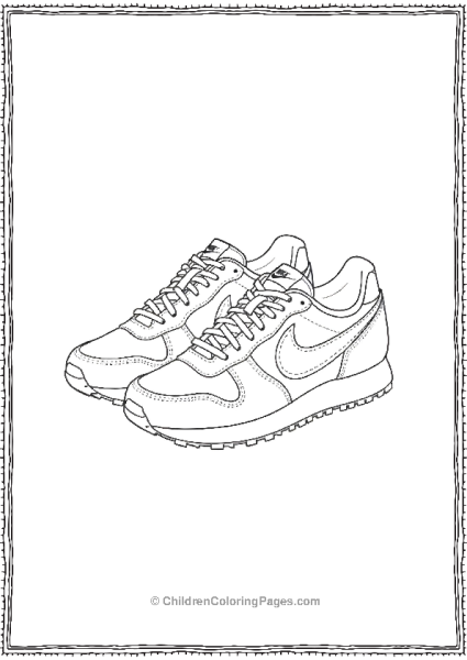 Nike Waffle Racer Sneakers With Clear Minimal Stitching Free PDF Printable