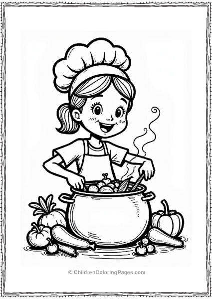 Nina The Chef With Friends Free PDF Printable