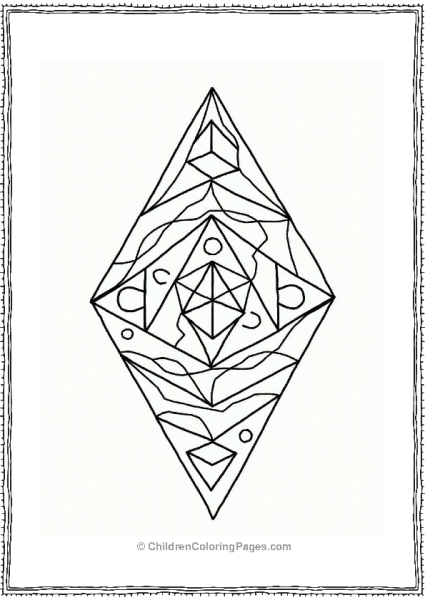 Overlapping Triangles Tattoo Design Free PDF Printable