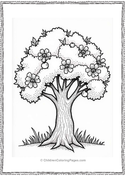 Peach Tree In Bloom Free PDF Printable