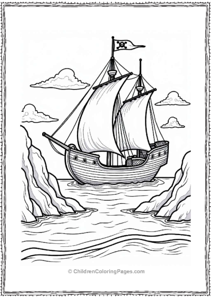Pirate Ship At Pirate’s Cove Free PDF Printable
