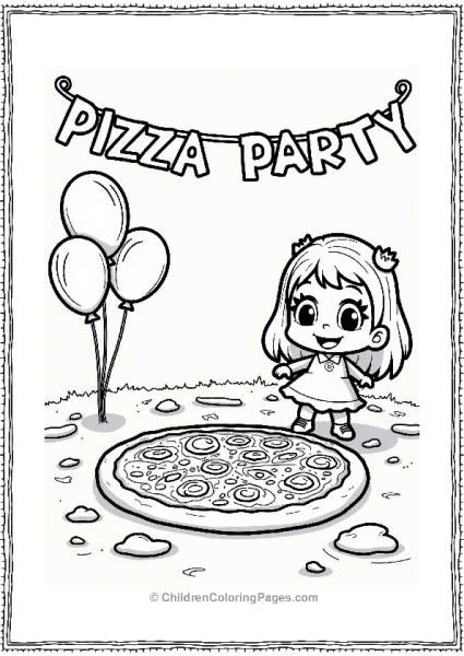 Pizza Party Decorations For Kids Free PDF Printable