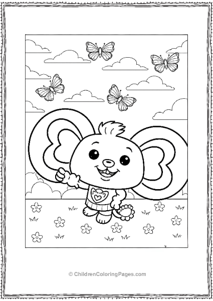 Potato With Butterflies Chip And Potato Free PDF Printable