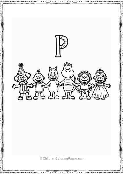 Puppets In A Playful Line Free PDF Printable