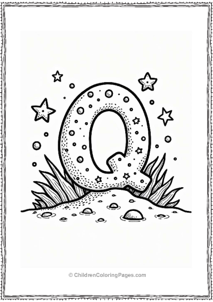 Q Is For Quicksand Free PDF Printable