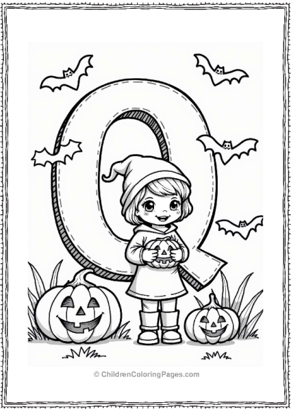 Quarterly Halloween Celebration Scene Free PDF Printable