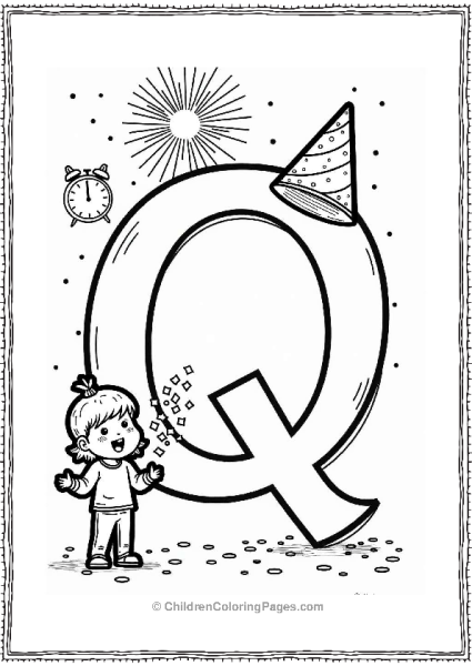Quarterly New Year S Celebration Scene Free PDF Printable