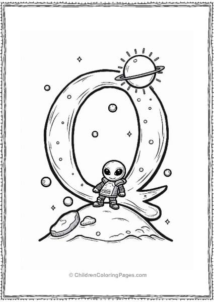 Quasar Discovery With Alien Spaceship Free PDF Printable