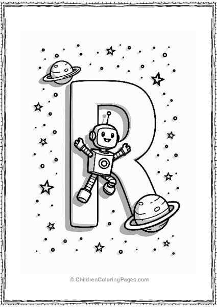 Robot In Space Adventure Free PDF Printable