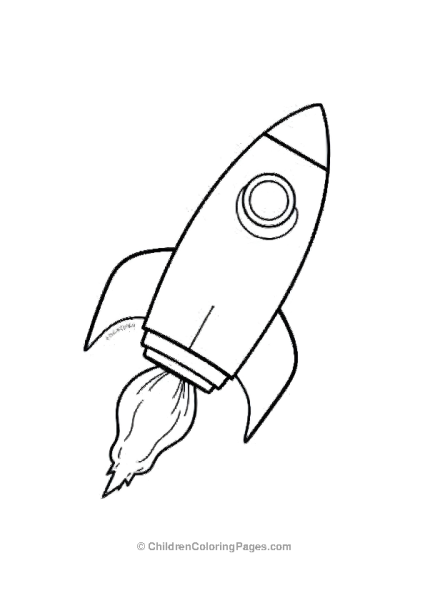 Rocket With Rotating Thrusters Free PDF Printable