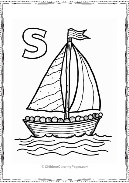 Sailboat Of Sweets Free PDF Printable