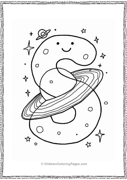 Sailing Planet Shaped Like Letter S Free PDF Printable