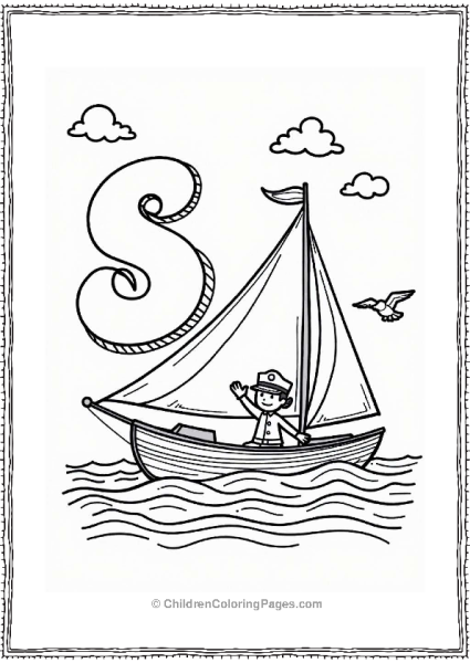 Sailing The Seas With A Friendly Captain Free PDF Printable