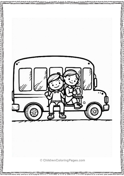 School Bus Art Activity Free PDF Printable