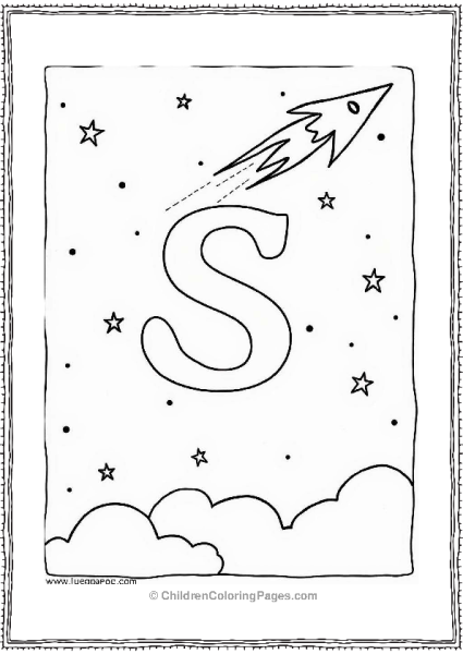 Shooting Star In The Night Sky Free PDF Printable