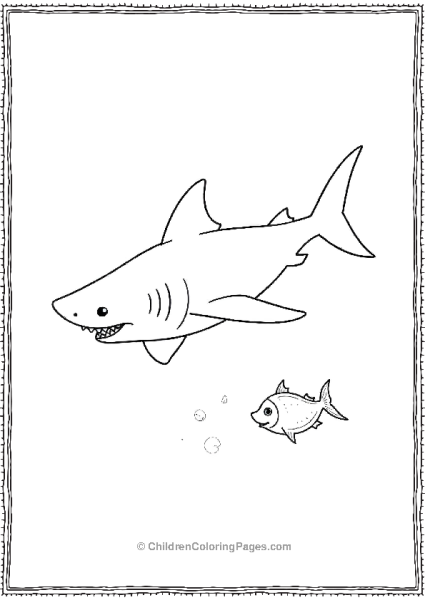 Shortfin Mako Shark Twisting And Turning Free PDF Printable