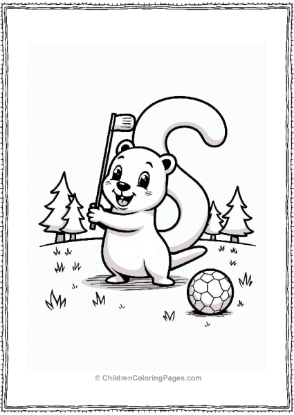 Silly Golfing Gopher Free PDF Printable