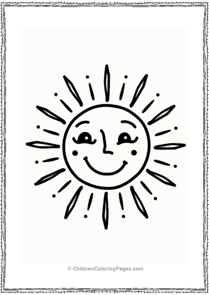 Smiling Sun Symbol Tattoo Design Free PDF Printable