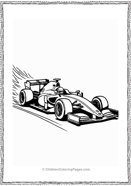 Speedy Ferrari Race Car Free PDF Printable