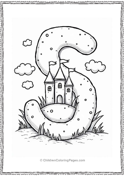 Sponge Castle On A Hill Free PDF Printable