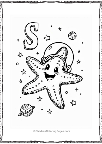 Starfish In Space Free PDF Printable