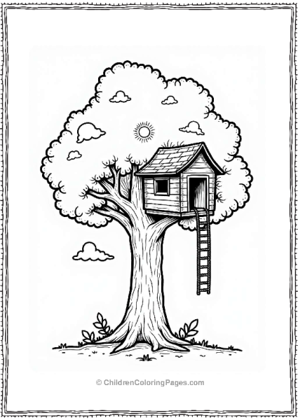 Summer Treehouse Adventure Free PDF Printable