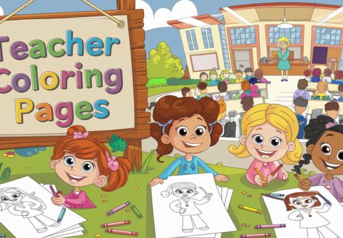 Teacher Coloring Pages – Free PDF Printables 🖌️📖📚