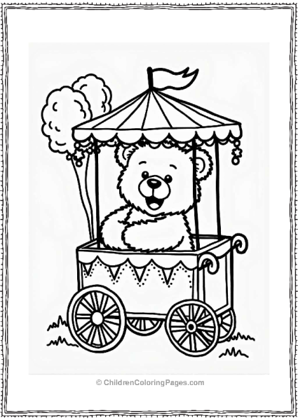 Teddy Bear At The Carnival Free PDF Printable