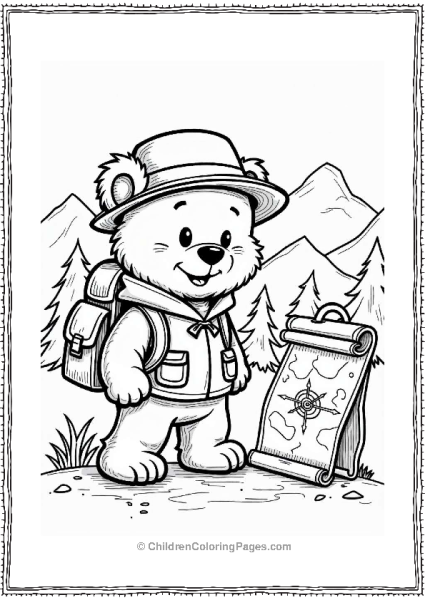 Teddy Bear Explorer In Nature Free PDF Printable