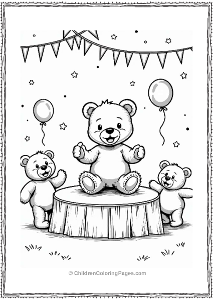 Teddy Bear Festival Performance Free PDF Printable