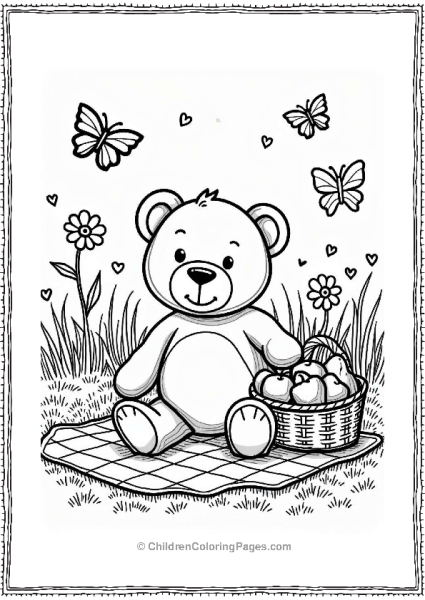 Teddy Bear Picnic In The Garden Free PDF Printable