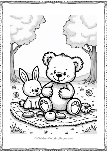 Teddy Bear Picnic With Friends Free PDF Printable