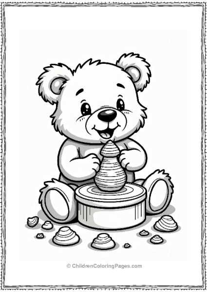 Teddy Bear Sculpting A Clay Masterpiece Free PDF Printable