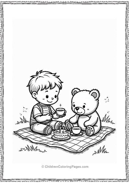 Teddy Bear Tea Party 1 Free PDF Printable