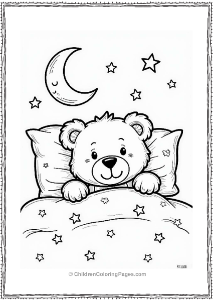 Teddy Bear Under The Bed Free PDF Printable