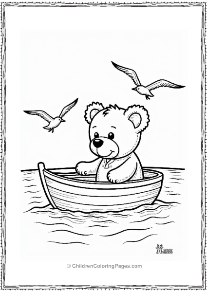 Teddy Bear’s Boat Adventure Free PDF Printable