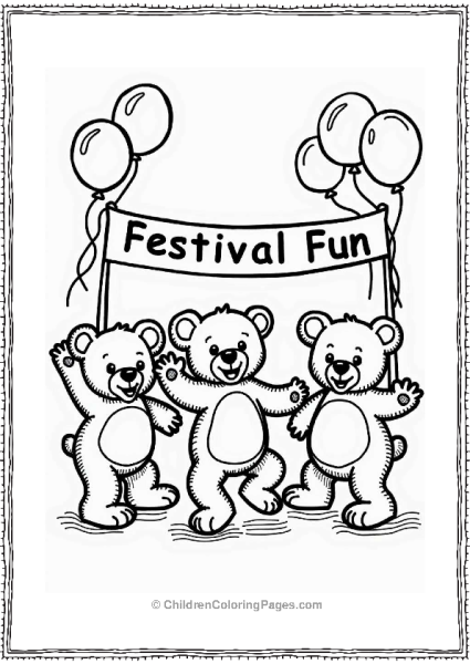 Teddy Bears Dance Party Free PDF Printable