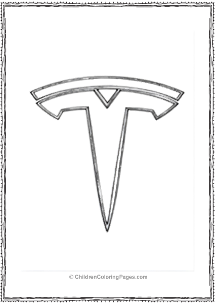 Tesla Embelem With 3D Design Free PDF Printable