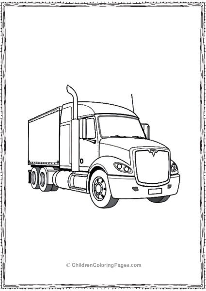 Tesla Semi Truck Free PDF Printable