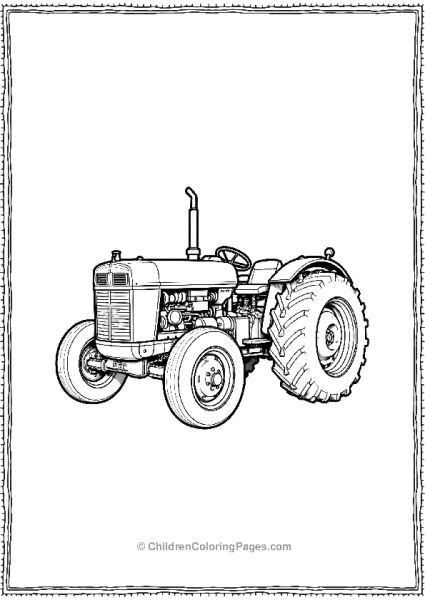 Tractor Side Profile Free PDF Printable