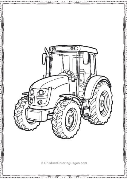 Tractor With Airconditioned Cab Fully Enclosed Free PDF Printable