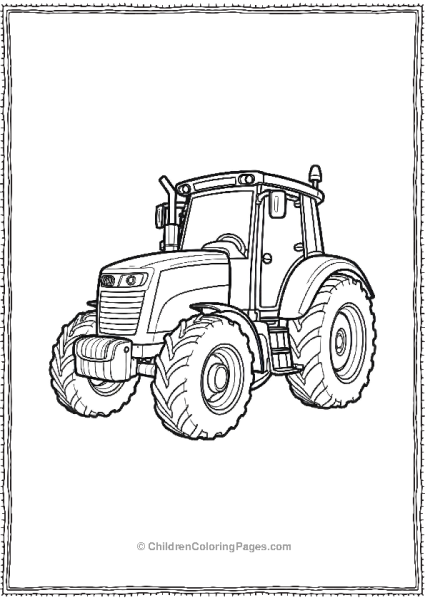 Tractor With Quiet Electric Engine Free PDF Printable