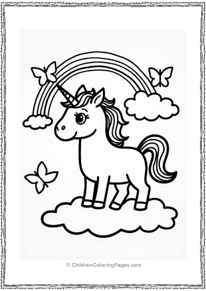 Trippy Theme Dreamy Unicorn On A Cloud Free PDF Printable